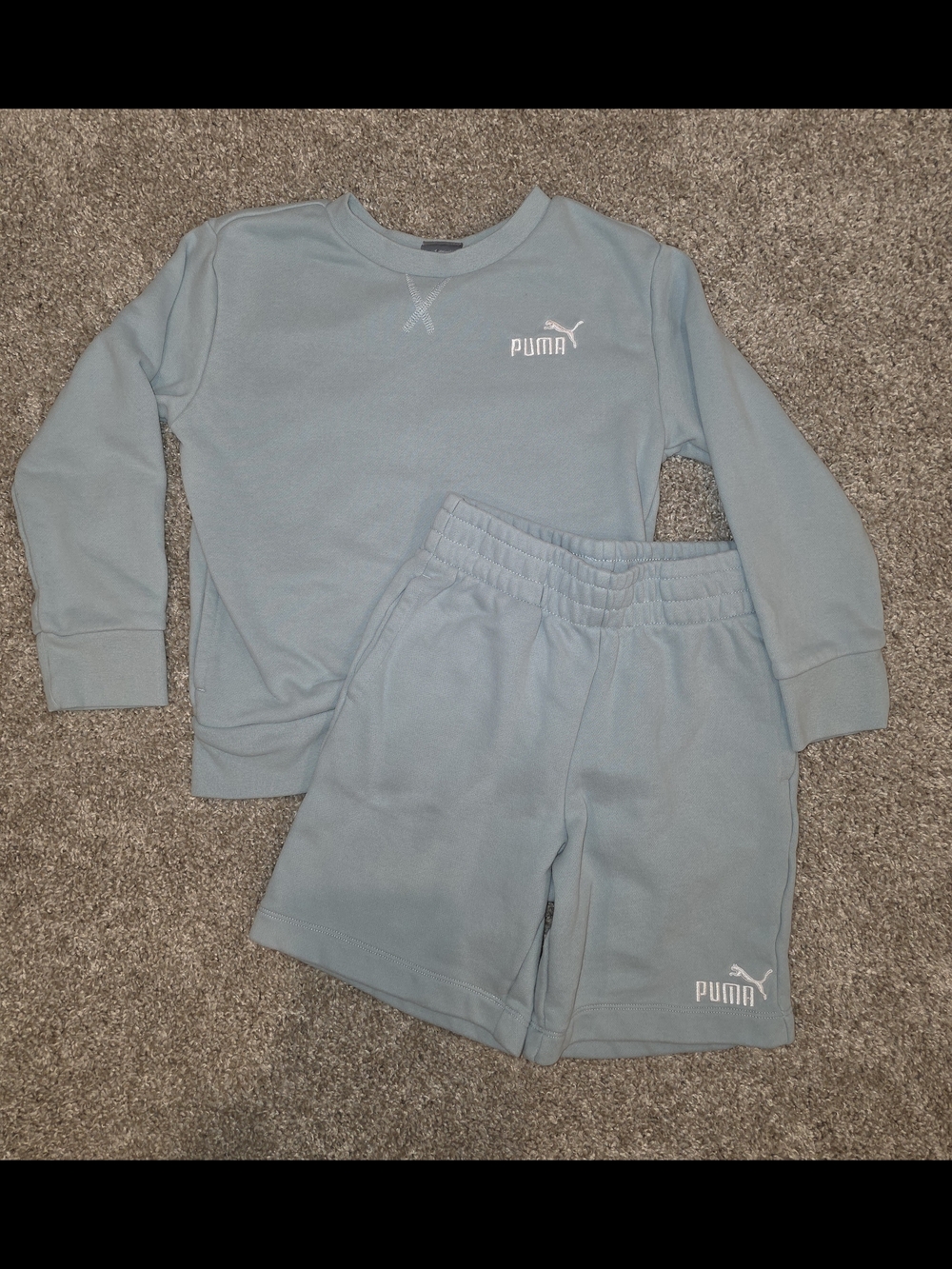Puma Kids Sweatshirt & Shorts Set